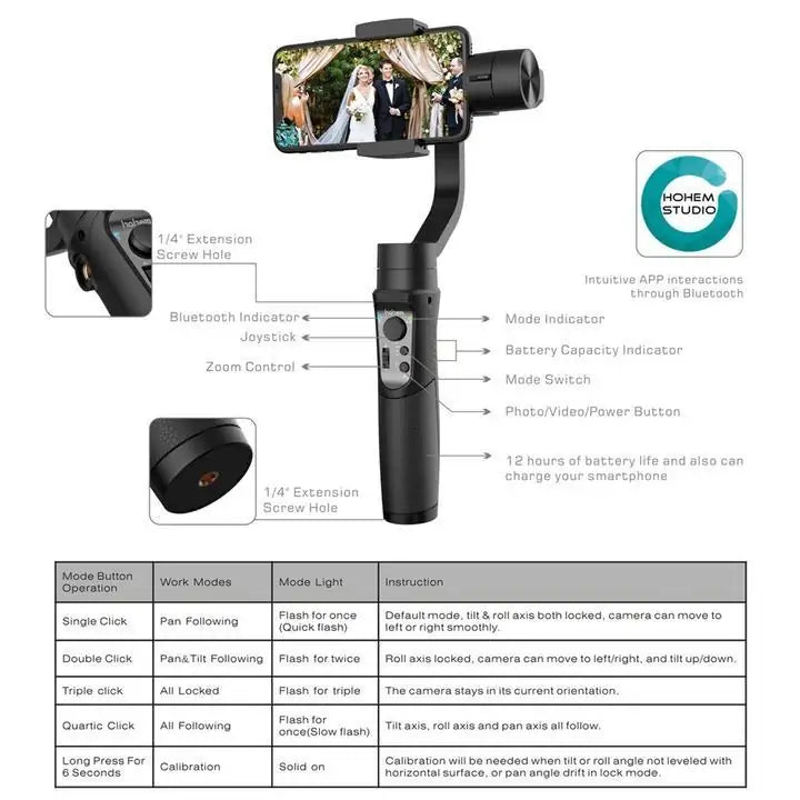 Smartphone Gimbal Stabilizer